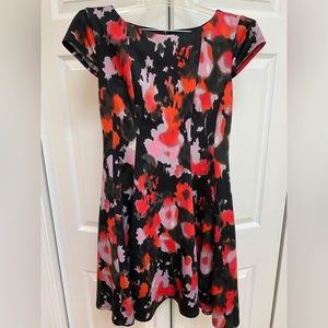 Betsey Johnson Fit and Flare Watercolor Beauty